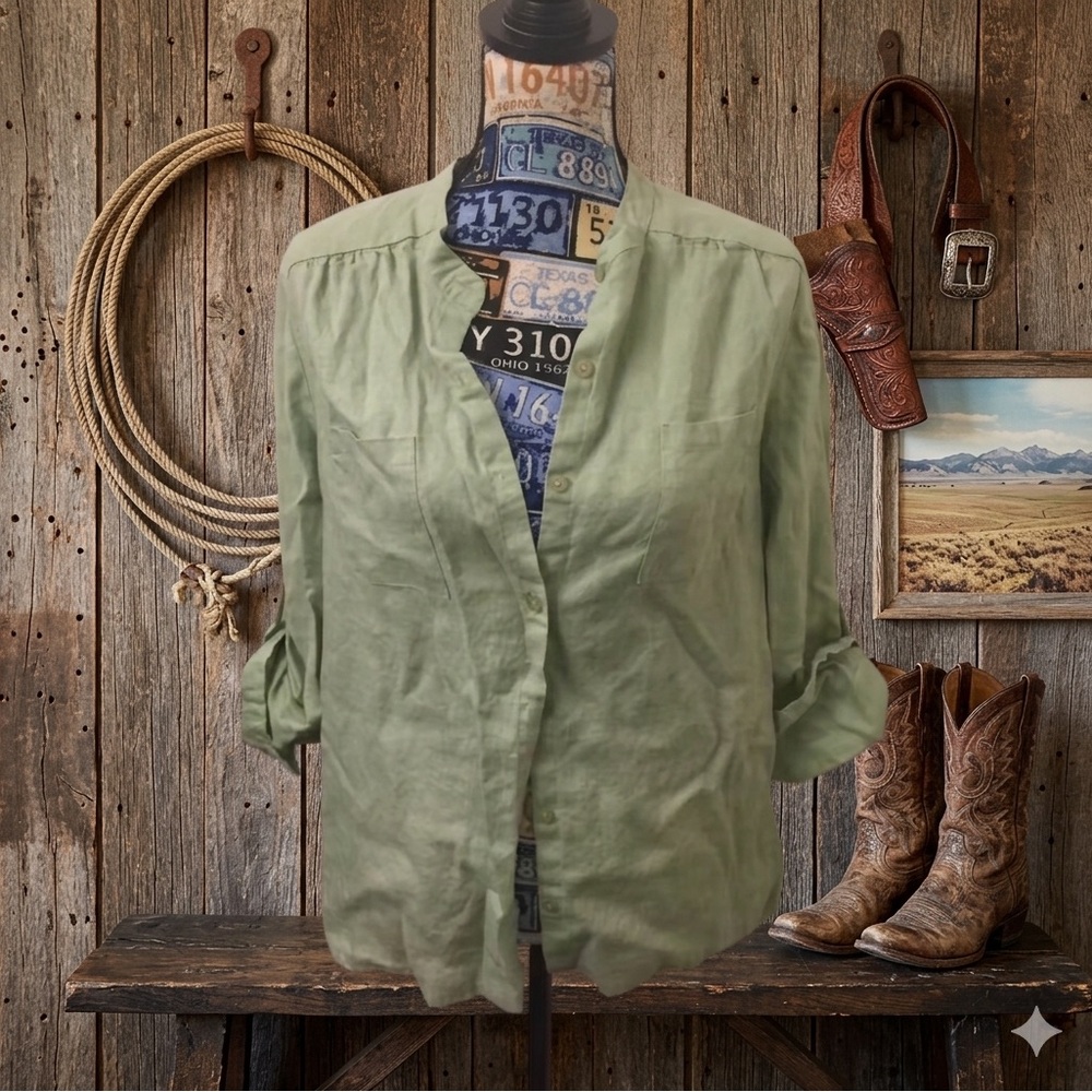 Button up blouse.
